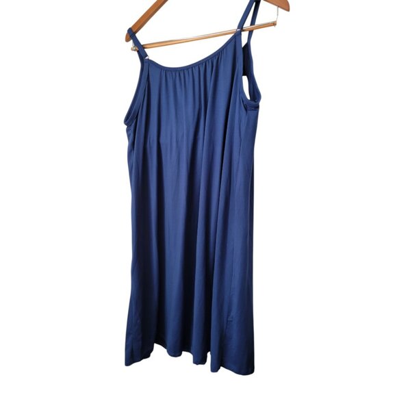 32 Degrees Dresses & Skirts - Women's 32 Degree Cool Cami Dress Built Bra Sleeveless Spaghetti Strap Blue 2X